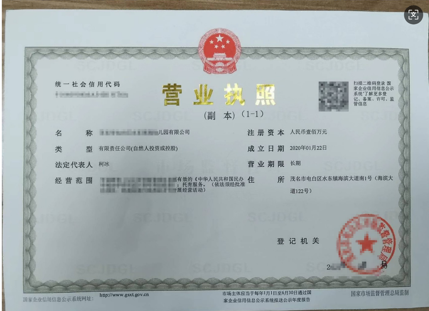 公司1